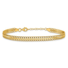Load image into Gallery viewer, 10K Polished Fancy Link with 1in ext. Bracelet