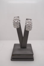 Load image into Gallery viewer, Custom Pear Shape Diamond J Hoop Earrings