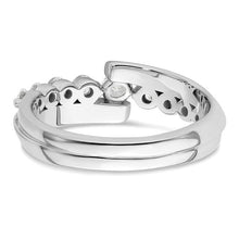 Load image into Gallery viewer, 14K White Gold Lab Grown Diamond VS/SI FGH Band
