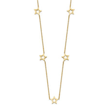 Load image into Gallery viewer, 14K Yellow Gold Star with 2in Extension Necklace