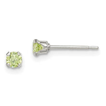 Load image into Gallery viewer, Sterling Silver 4pc Post Stellux Crystal Earring Set