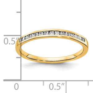 14k Yellow Gold Diamond Ring