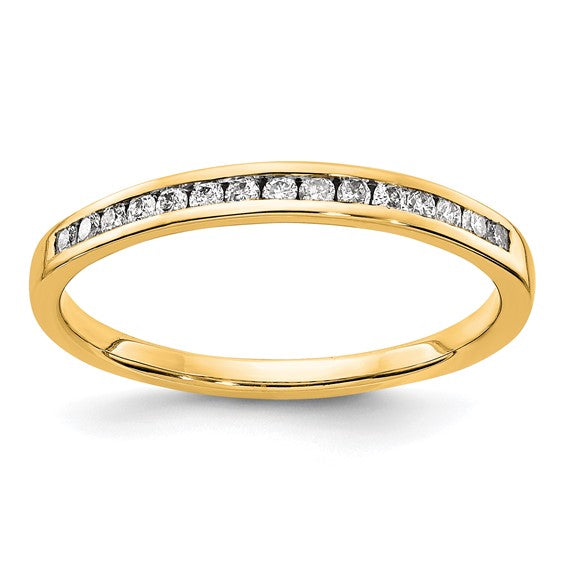 14k Yellow Gold Diamond Ring