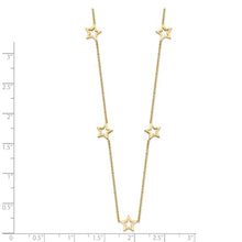 Load image into Gallery viewer, 14K Yellow Gold Star with 2in Extension Necklace
