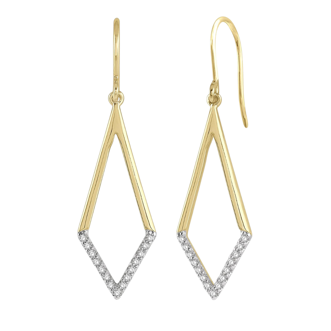 Diamond Geometric Fashion Earrings
