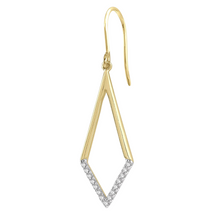 Load image into Gallery viewer, Diamond Geometric Fashion Earrings
